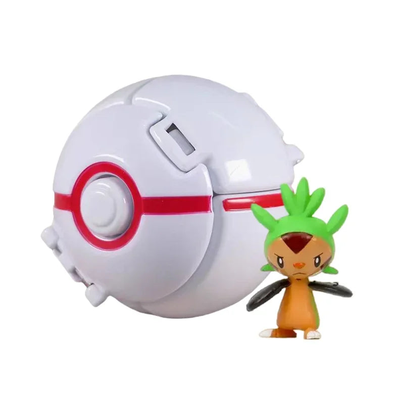 Anime Figure with Ball – Mini PVC Collectible Model Toy