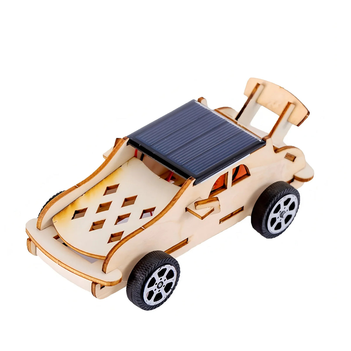 Solar Car Model Kit – DIY Wooden Science & Education Project