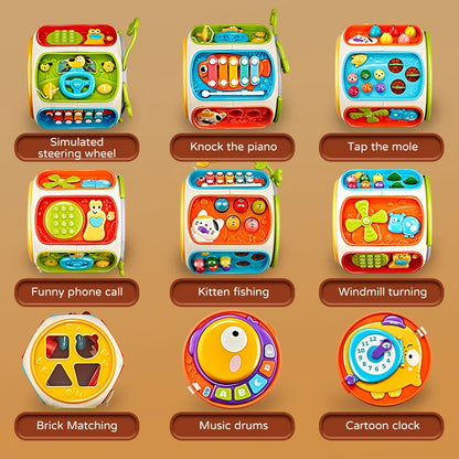 Baby Toy Phone for Toddlers – Musical Light-Up Educational Toy
