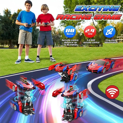 2.4GHz Spider RC Robot Car with Stunts and LED Lights