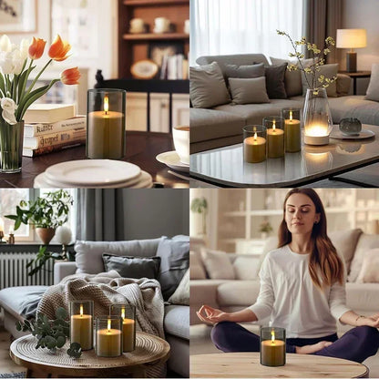 Flameless Candles with Remote – Flickering LED Decor