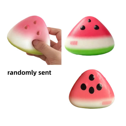 Watermelon Squishy Fidget Toy – Slow Rising Squeeze Stress Toy