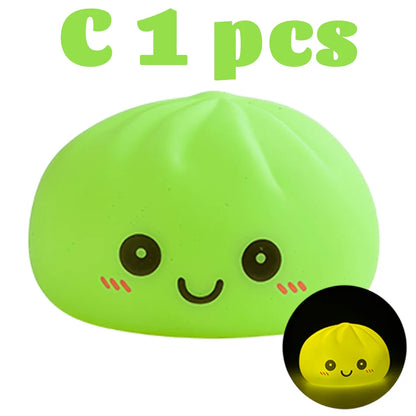 Dumpling Night Light LED Desktop Lamp Cute Glowing Décor