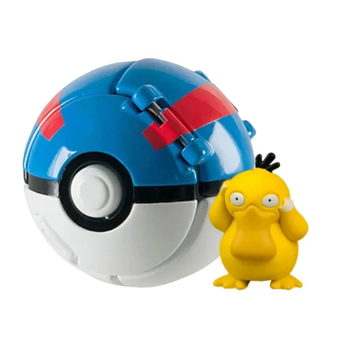 Anime Figure with Ball – Mini PVC Collectible Model Toy