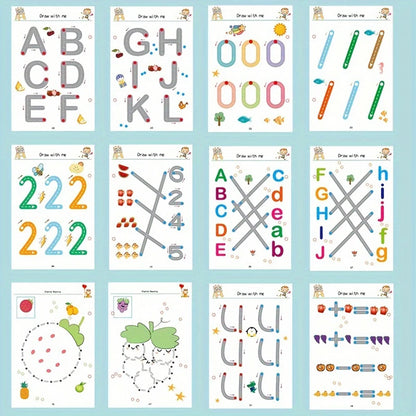 Tracing Workbook – Toddler Pen Control Writing & Drawing Practice Book