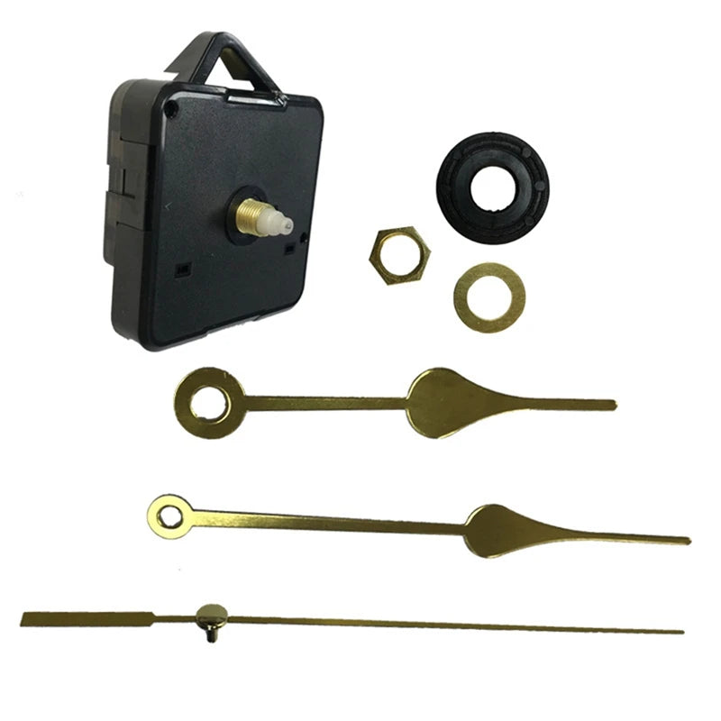 Silent Quartz Clock Movement Kit – 10 Sets for DIY Repair