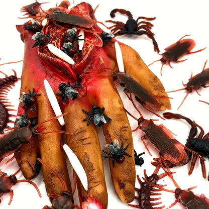 Fake Cockroach Prank Toys – 50-Piece Realistic Insect Set
