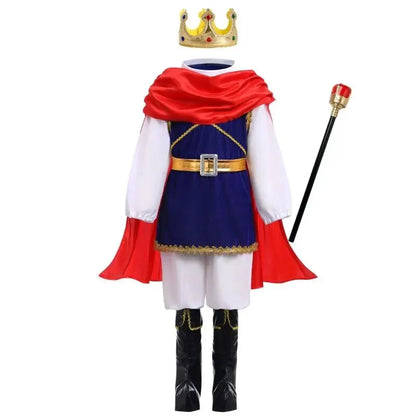 Medieval King Costume Royal Prince Outfit Set – Halloween Dress Up