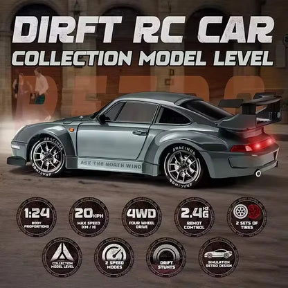 RC Drift Car – 1:24 4WD Remote Control Racing Car