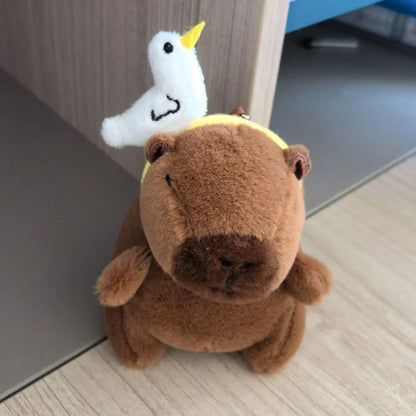 Capybara Plush Toy with Hoodie and Wings – Small Stuffed Animal