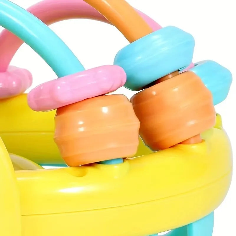 Baby Sensory Ball – Soft Grasping Rattle Toy for Infants