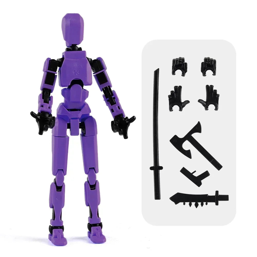 Multi-Jointed Robot Action Figure – Movable Poseable Model