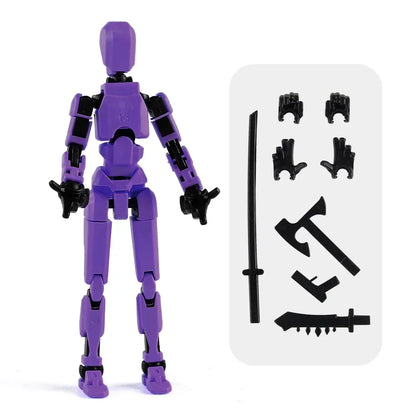 Multi-Jointed Robot Action Figure – Movable Poseable Model