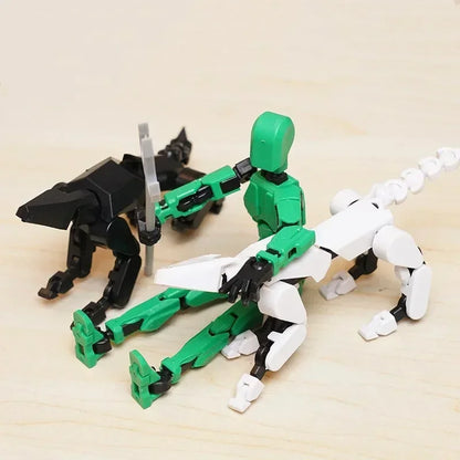 Multi-Jointed Robot Action Figure – Movable Poseable Model