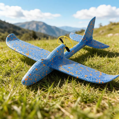 GB Hand Launch Foam Glider Airplane for Outdoor Flying