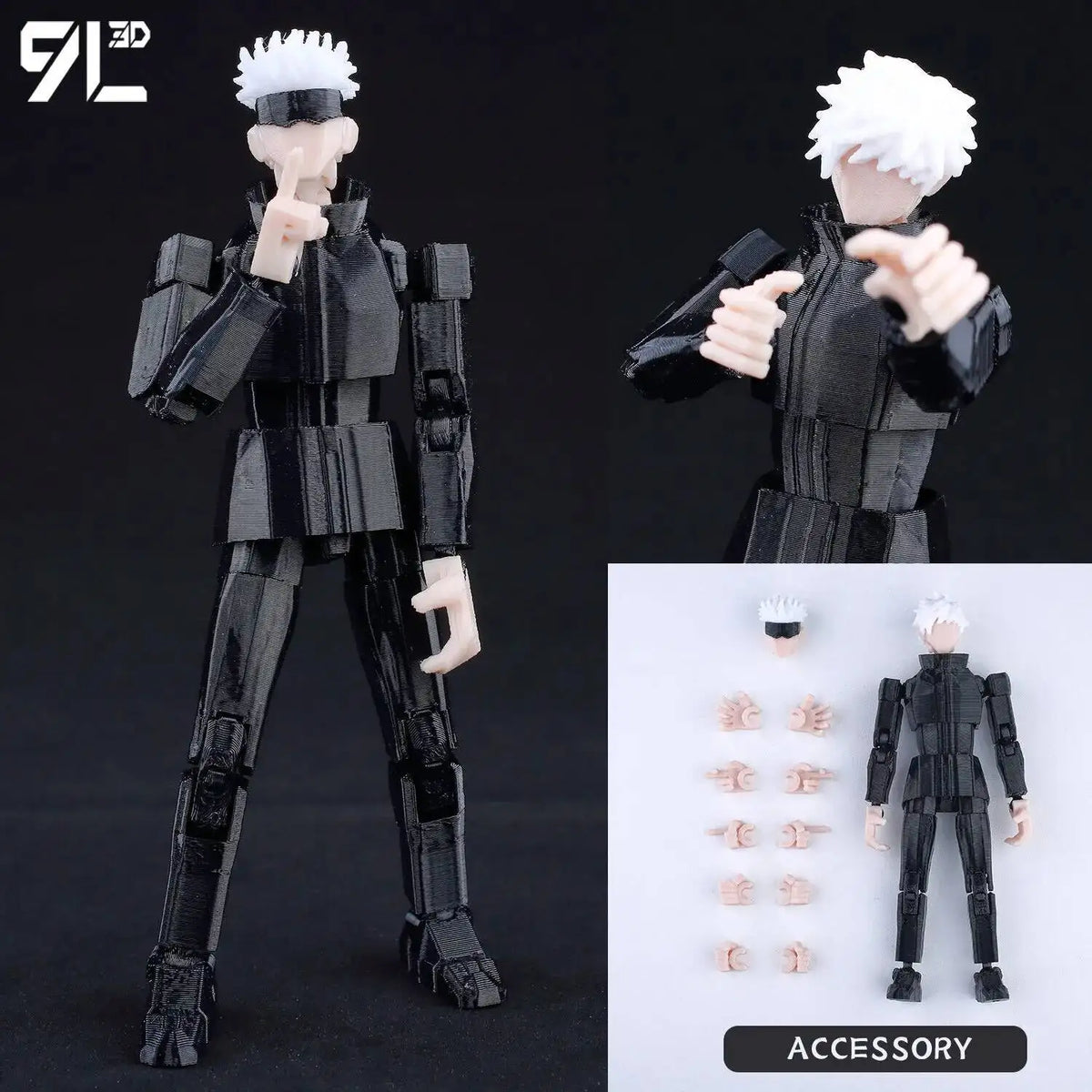 Optimized Product Title: 3D Printed Action Figure, Articulated & Poseable – Ready to Display