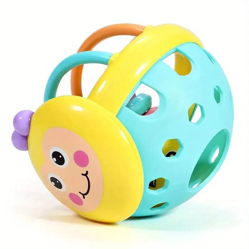 Baby Sensory Ball – Soft Grasping Rattle Toy for Infants