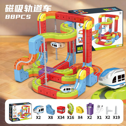 Magnetic Train Toy Anti-Gravity Track Electric Railway Car