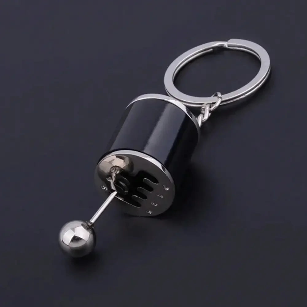 Turbocharger Car Keychain – Metal Gear Shifter Keyring