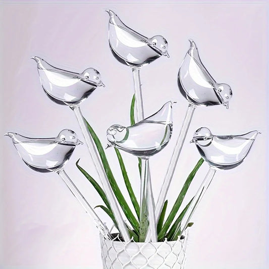 Self-Watering Globes, 5-Pack Bird-Shaped Automatic Plant Waterers