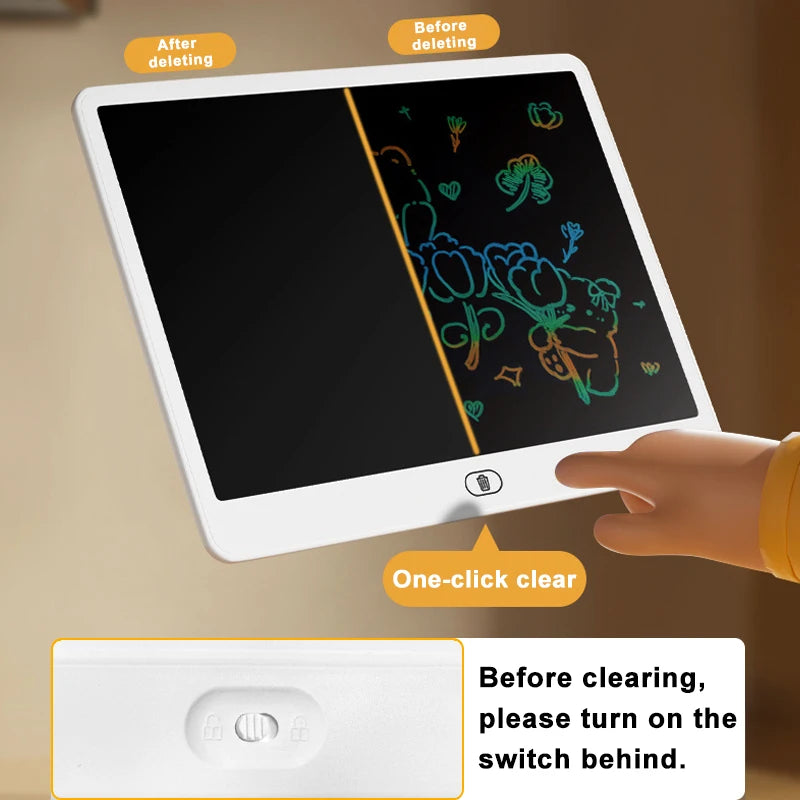 LCD Writing Tablet – Kids Drawing & Doodle Board with Stylus