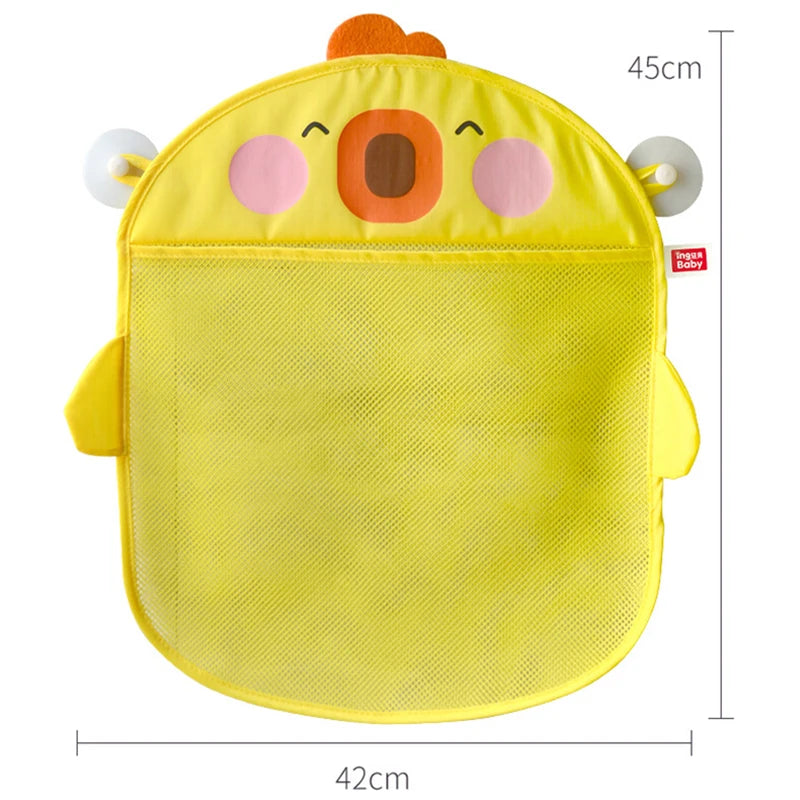 Baby Bath Toy Storage Bag Duck Mesh Organizer for Kids