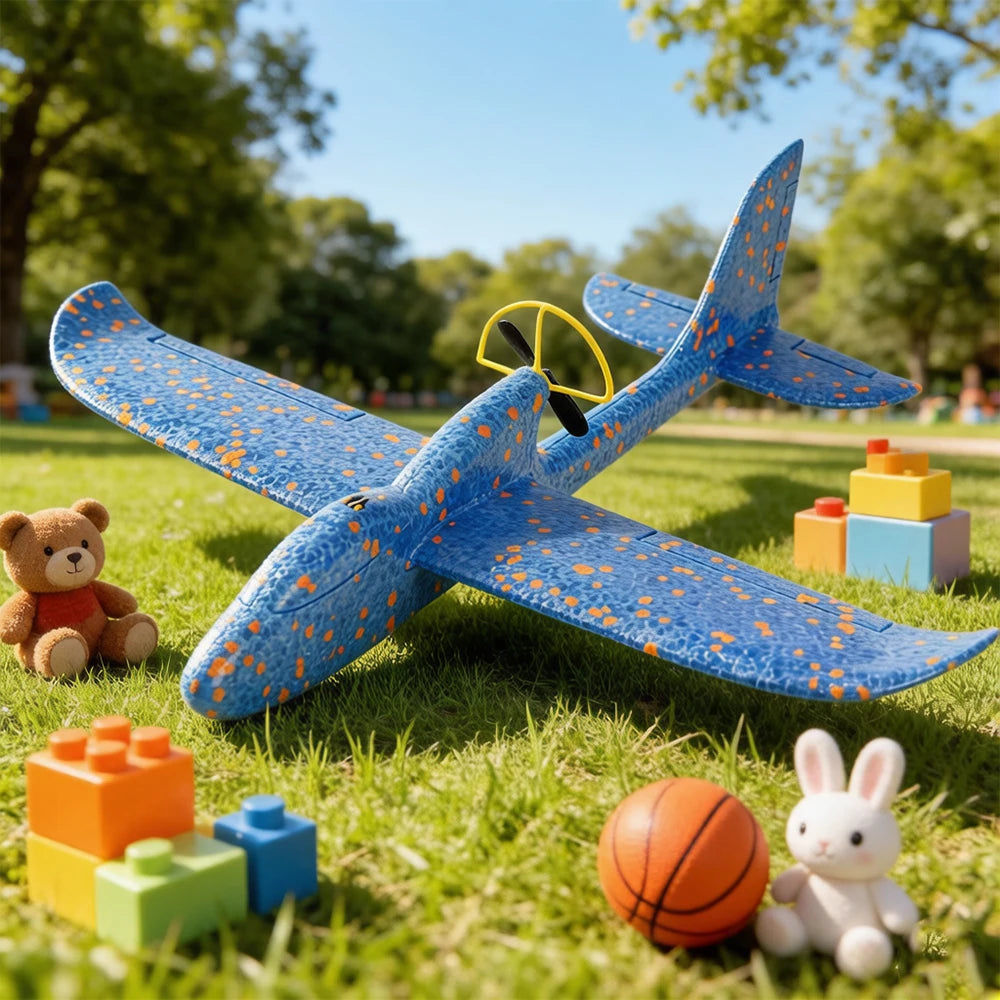 GB Hand Launch Foam Glider Airplane for Outdoor Flying