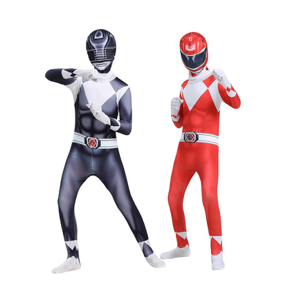 Superhero Samurai Cosplay Costume Adult Jumpsuit with Mask