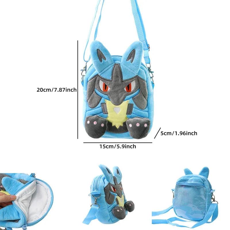 Anime Plush Backpack – Soft Character Shoulder Bag for Kids
