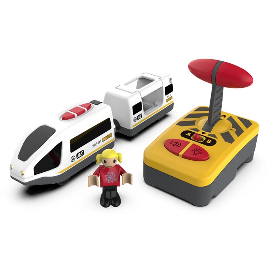 Magnetic Slot Car for Wooden Train Tracks Diecast Railway Toy