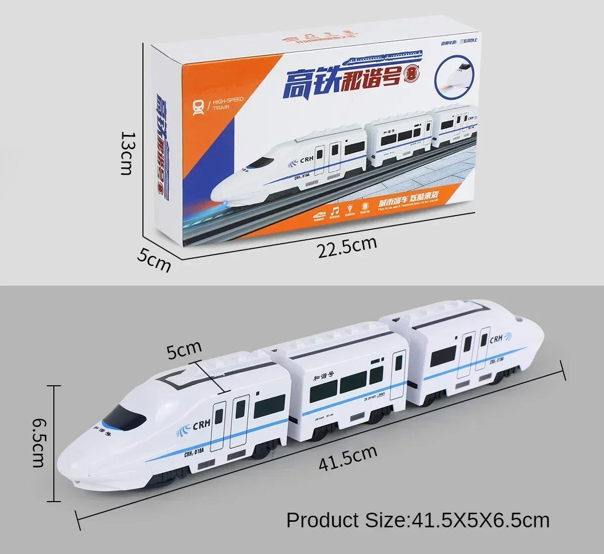 Electric Train Toy with Lights and Sounds – DIY Railway Set