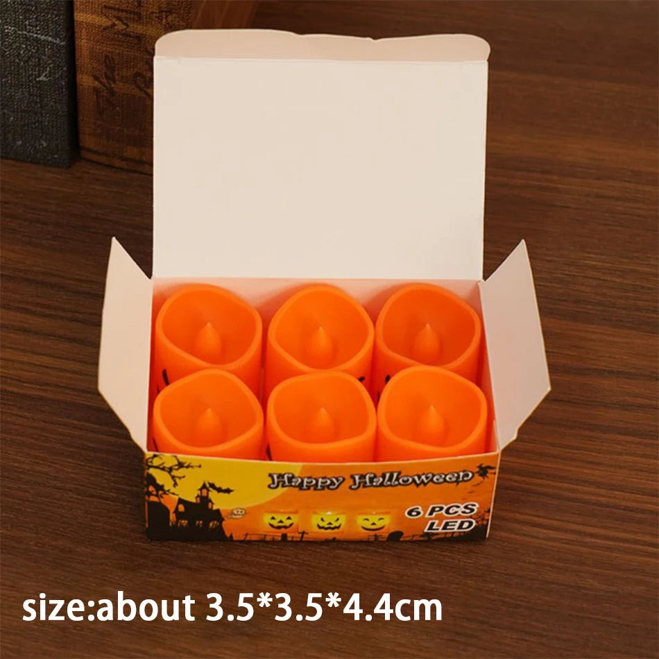 Halloween Pumpkin Lantern Light for Spooky Party Decor