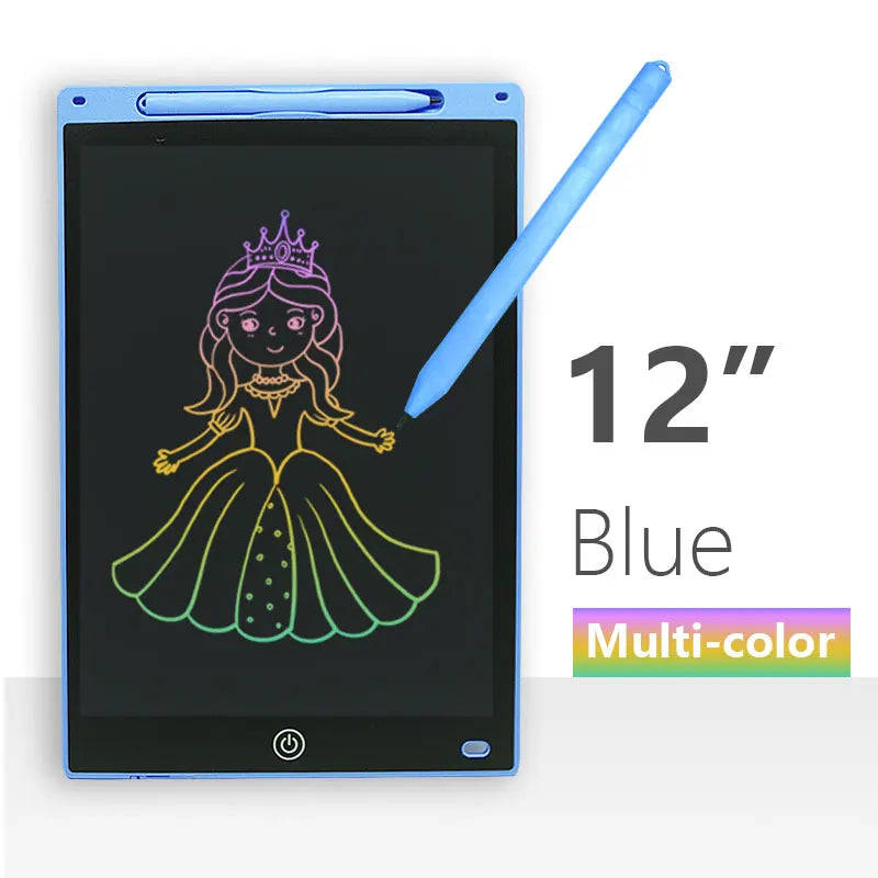 12 Inch LCD Writing Tablet for Kids – Reusable Drawing Board