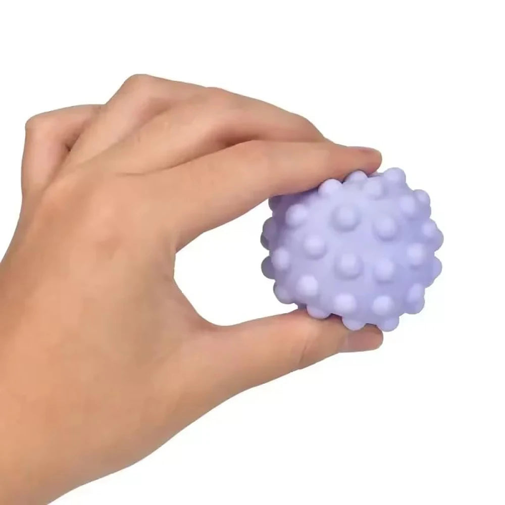 Baby Sensory Ball Set – 6-Piece Textured Grasping Toys