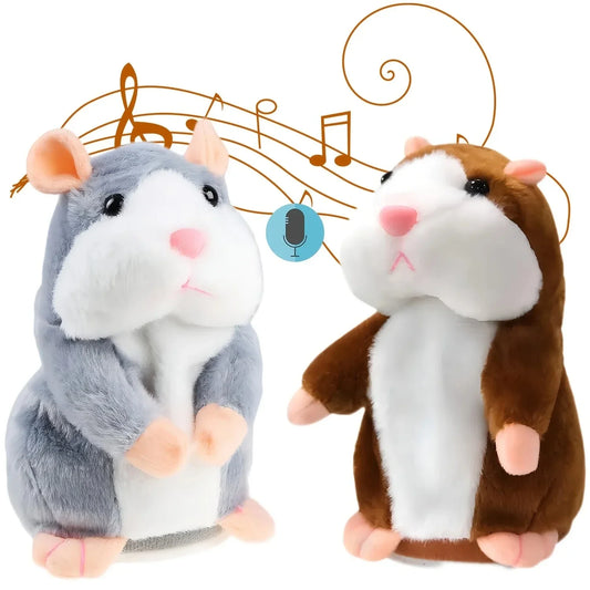 Talking Hamster Plush Toy Interactive Sound Toy for Kids