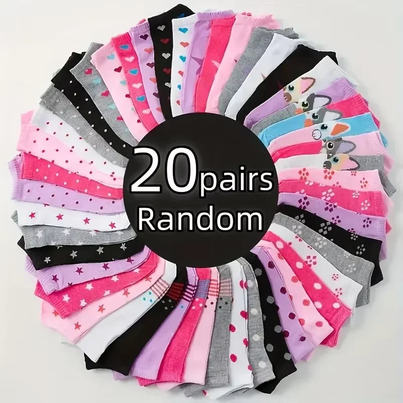 Heart Print Socks