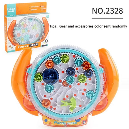3D Puzzle Maze Toy – Transparent Rolling Ball Challenge for Kids
