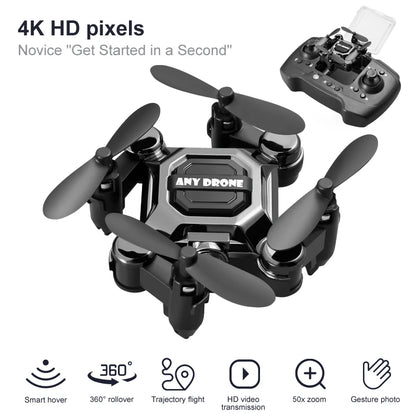 Mini Folding Camera Drone with 4K HD Video Recording