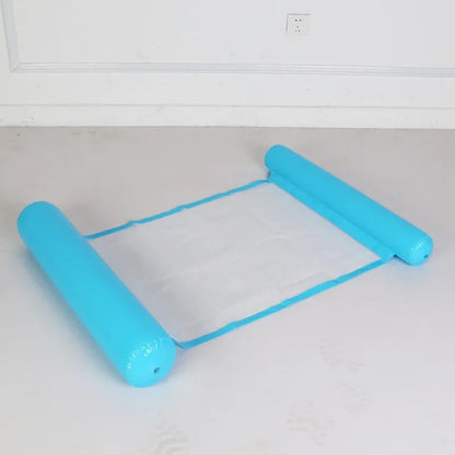 Summer Swim Inflatable Floating Water Mattresses Hammock Stripe Lounge Chairs Pool Water Sports Toys Floating Mat Pool Toys Kids