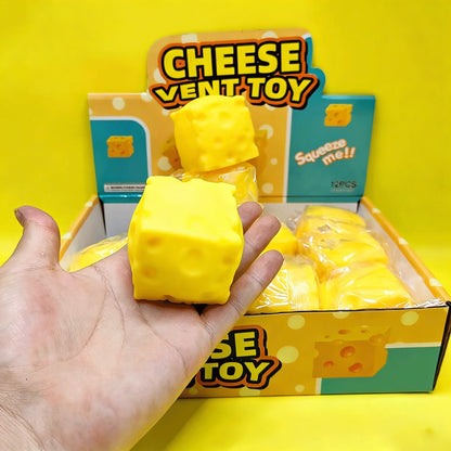 Cheese Squishy Fidget Toy Slow Rebound Squeeze Toy