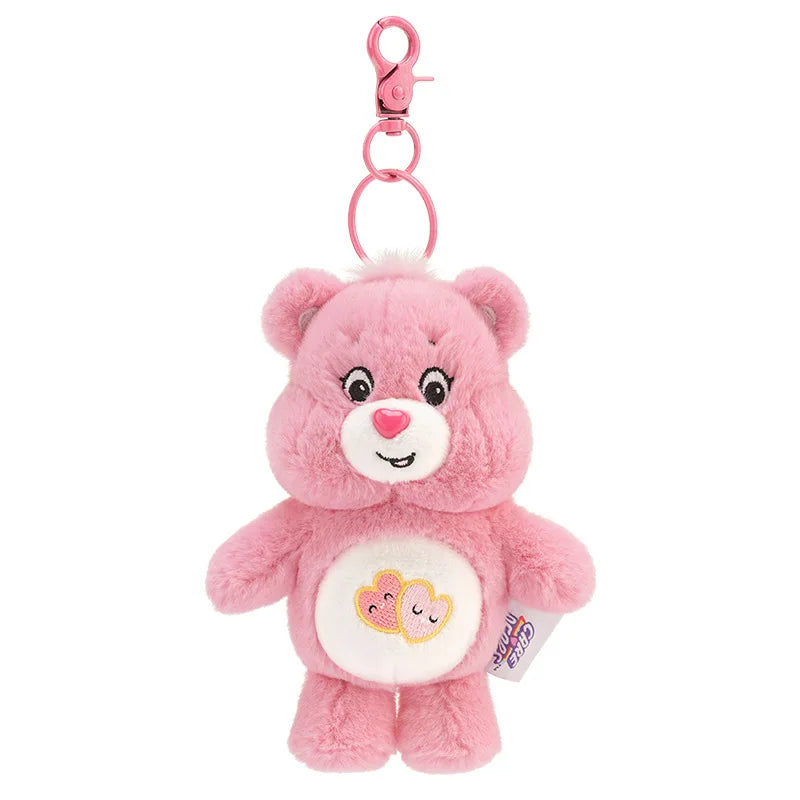 Rainbow Bear Plush Keychain – Kawaii Bag Charm