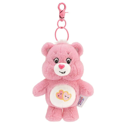 Rainbow Bear Plush Keychain – Kawaii Bag Charm