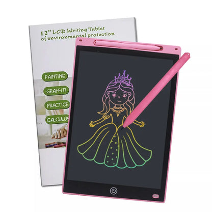 12 Inch LCD Writing Tablet for Kids – Reusable Drawing Board