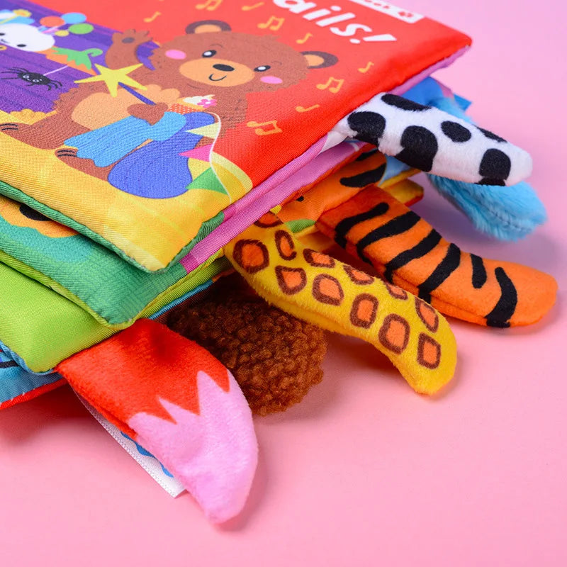 Baby Cloth Book – Montessori Animal Sensory & Learning Activity Toy