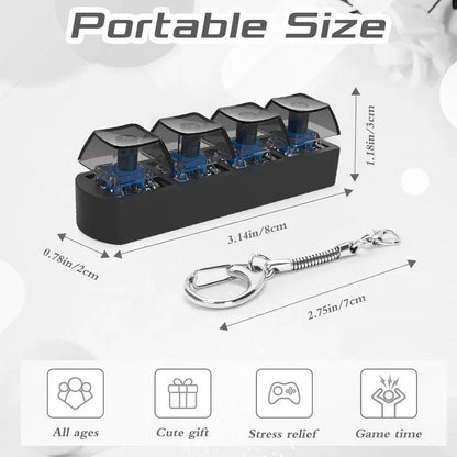 Keyboard Fidget Keychain