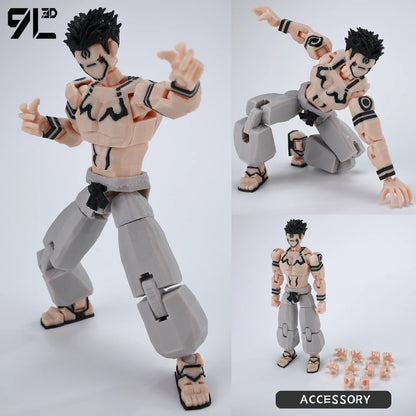 Optimized Product Title: 3D Printed Action Figure, Articulated & Poseable – Ready to Display