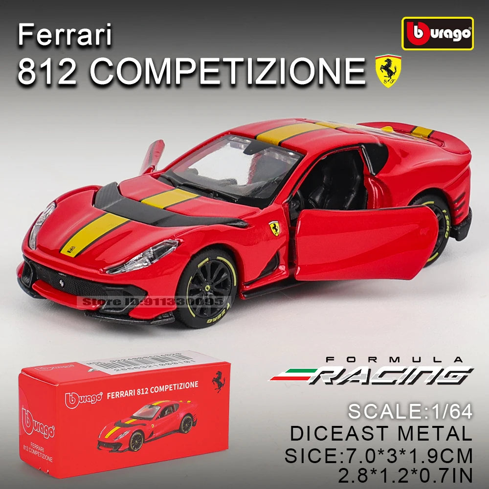 1:64 Diecast Car Model – Metal Collectible with Lights & Sound