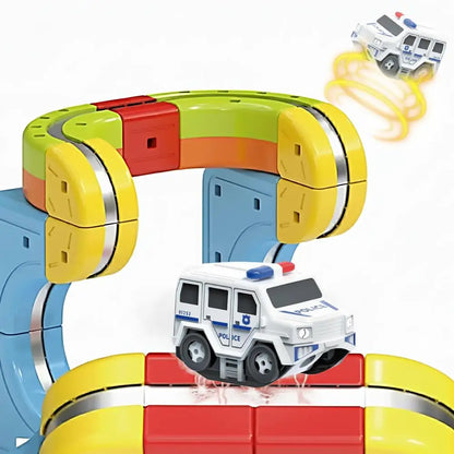 Magnetic Anti-Gravity Car for Compatible Building Block Tracks