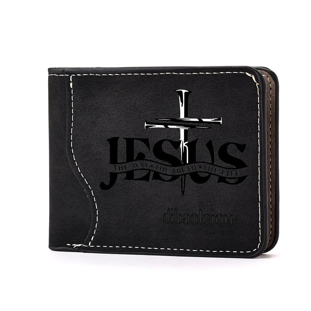 Men's Fashion Short Wallet PU Leather Multiple Card Slots High-Quality Personalized Soft Leather Wallet