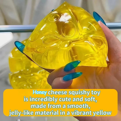 Taba Squishy Honey Cheese Stress Balls Sensory Fidget Toy Slow Rise Squeeze Toys for Kids and Adults Stress Relief Party Favors